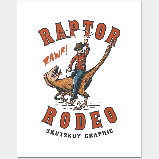 Raptor Rodeo Wall Art by wege17